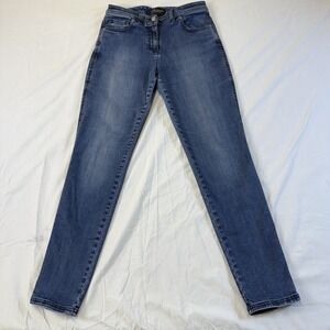 St. John Caviar Women's Denim Jeans 8 Blue‎ Straight